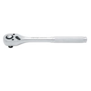 TOPTUL CHUG1626 - Ratchet handle, 1/2 inch (12,5 mm), number of teeth: 36, length: 250 mm, type: reversible, with quick release,
