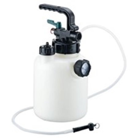 PROFITOOL 0XAT2075 - enhet för att ersätta bromsvätska - 5 l Möjliggör tömning av vätska från avtappningsventilen eller komplett