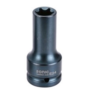 SONIC 3469024 - Socket impact E-TORX 3/4”, E24, long, length 90mm