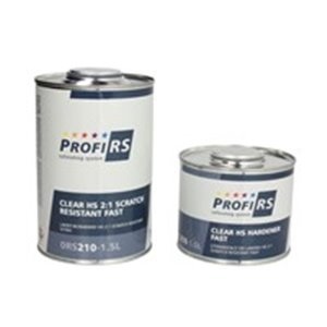 PROFIRS 0RS210-1.5L - Special varnish (1,5 l) transparent, HS Fast, gloss, for renovation, proportions: 2:1, with hardener, type