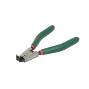 HANS 1857-51 - Pliers for Seger retaining rings, external, bent, length: 130 mm, jaw spacing: 10-3 mm