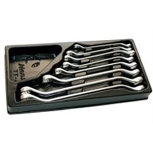 HANS TT-25 - Insert tray with tools for trolley, offset ring wrench(es), 8pcs, insert tray size: 190x380mm,