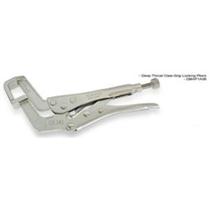 TOPTUL DMAF1A06 - Pliers clamping, bent, length in inches: 6\\\