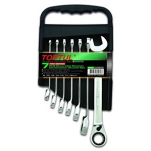 TOPTUL GAAM0709 - Set of combination wrenches 7 pcs, 8; 10; 12; 13; 14; 17; 19