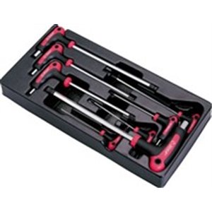 HANS TT-20 - Insert tray with tools for trolley, HEX key wrench(es), 8pcs, insert tray size: 190x380mm,