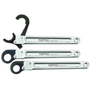 TOPTUL AEAT1010 - Wrench box-end / ratchet, openable, metric size: 10 mm