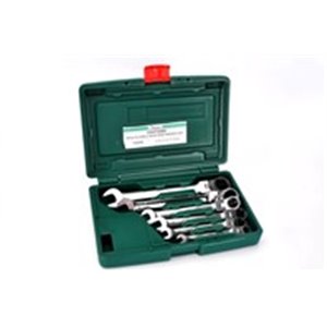 HANS 1665F06MB - Set of ring wrenches, combination ratchet wrench(es), number of tools: 6pcs