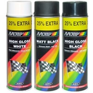 MOTIP 004002 - Paint (0,5 l) white, acrylic, matt, type of application: spray