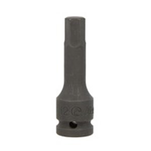 HANS 84016-3M12 - Socket impact HEX 1/2” M12, length 78mm
