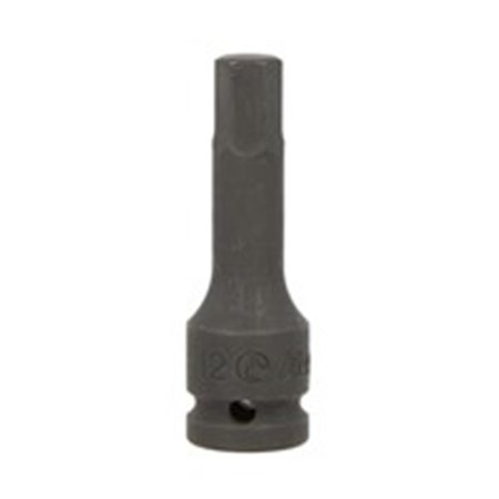 HANS 84016-3M12 - Socket impact HEX 1/2” M12, längd 78mm