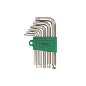 HANS 16754-8TH - Set of key wrenches 6 pcs, profile: TORX TAMPER, socket TORX/E-TORX size: T25H, T30H, T40H, T45H, T50H, T55H, T