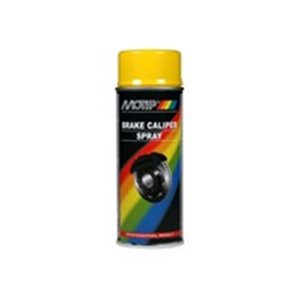 MOTIP 004097 - Paint (0,4 l) yellow, gloss, for brake calipers, type of application: spray