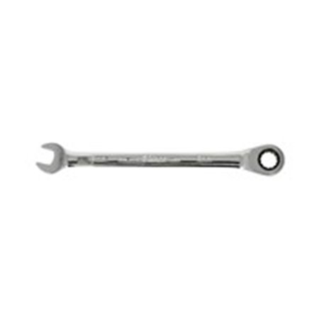HANS 1165M/8 - Wrench combination / ratchet, 72 number of teeth, metric size: 8 mm, length: 135 mm, Dura-chr v.