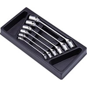 HANS TT-9 - Insert tray with tools for trolley, socket wrench(es), 6pcs, insert tray size: 190x380mm,