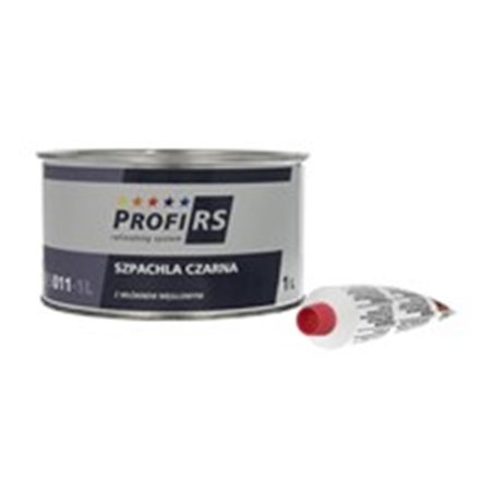 PROFIRS 0RS011-1L - PROFIRS Spackel med kolfiber med härdare, 1kg, avsedd användning: aluminium, galvaniserad metall, stål, färg
