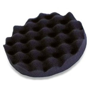 APP 80080503 - Polishing sponge APP GP 180 PR, type: Profiled, soft, diameter: 180 mm, thickness: 25 mm, colour: black