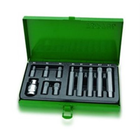 TOPTUL GAAD1102 - Set of insert bits 11 pcs, socket / drive: 1/2\\\