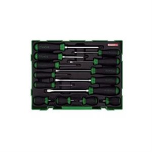 14PCS - Slotted & Phillips Screwdriver SetScrewdriver Set - C Tray SizePLASTIC TRAY: All New TOPTUL high quality drawer tool set