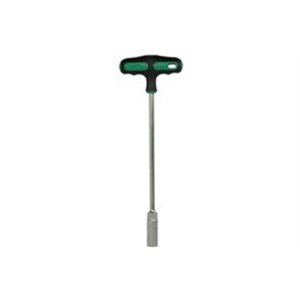 TOPTUL CTJA1223 - Wrench socket straight, with T-type handle 6-Point, 12 mm, handle: plastic / T type