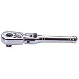 HANS 4144PQ - Ratchet handle, 1/2 inch (12,5 mm), number of teeth: 45, length: 197 mm (short), type: flexible, rattle head, rota
