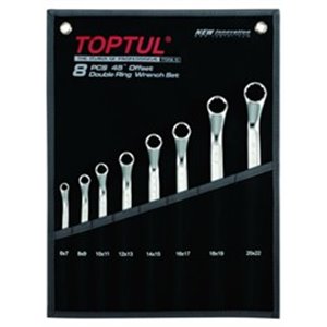 TOPTUL GPAH0804 - Set of ring wrenches 8  - Top1autovaruosad