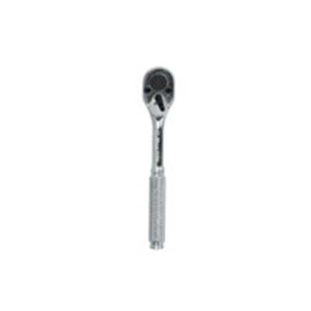 HANS 2120N - Ratchet handle, 1/4 inch (6,3 mm), number of teeth: 24, length: 125 mm (short), type: reversible, without quick rel