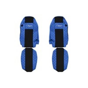 F-CORE FX06 BLUE - Seat covers ELEGANCE Q - Top1autovaruosad