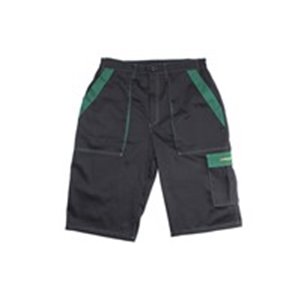 0XSK0011CZ/XL Spodnie robocze krótkie, czarno zielone, suurus XL. Wykonane z ma