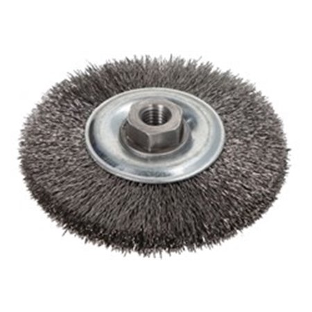MAMMOOTH M.CB.M14.M120X0.3 - Brush for cleaning circular, rippled, straight, wiry M14, 1pcs, 120mm, intended use: metal / steel