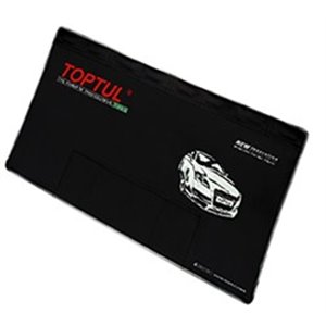 TOPTUL JJAQ1106 - Protective cover (black, foil, for fender, reusable, 1 pcs) magnetic 600x1065 mm