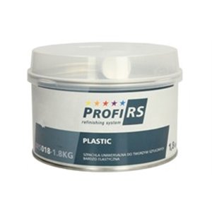 PROFIRS 0RS018-1.8KG - PROFIRS Putty filler with hardener, 1,8kg, intended use: plastics, colour: graphite