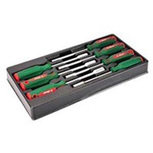 HANS TT-42 - Insert tray with tools for trolley, socket screwdriver(s), 7pcs, insert tray size: 190x380mm,