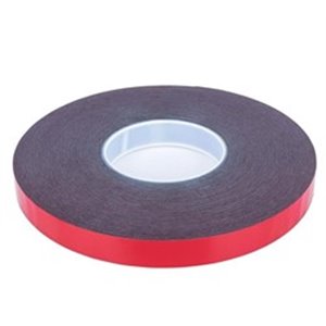 PROFIRS 0RS-20-6MM - Double-sided adhesive tape, material: acrylic, colour: red, dimensions: 6mm/20m, quantity per packaging: 1p