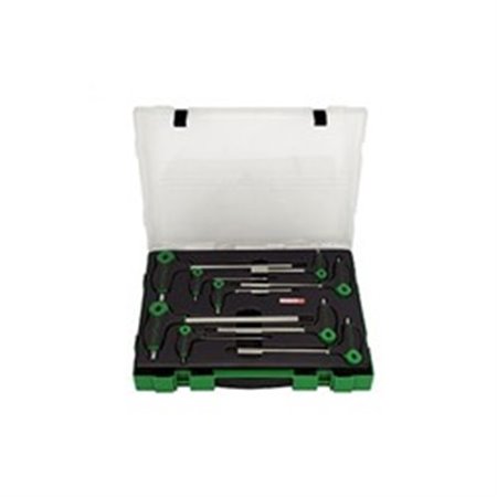 TOPTUL GZC09030 - Set of key wrenches 9 pcs, profile: HEX, hEX size: 10 2 2.5 3 4 5 6 7 8 9 mm