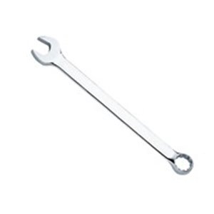TOPTUL AAEA2525 - Wrench combination, long, metric size: 25 mm, length: 369 mm, offset angle: 15°, finish: mirror, Cr-V