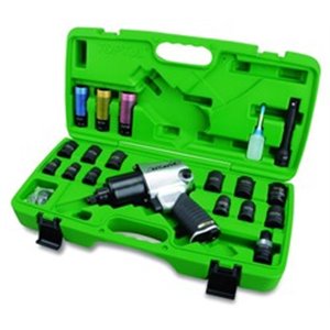 TOPTUL GDAI2701 - Set of tools, 6PT impact socket(s) / extension bar(s) / impact wrench / universal joint(s) / wheel socket(s) 1