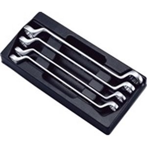 HANS TT-7 - Insert tray with tools for trolley, offset ring wrench(es), 4pcs, insert tray size: 190x380mm,