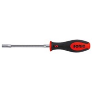 SONIC 47537 - Wrench socket flexible, with a handle HEX, 7 mm, handle: plastic