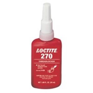 LOCTITE LOC 270 10ML - hard to disassemble thread protecting agent, 10ml, green, bolts max.: M20