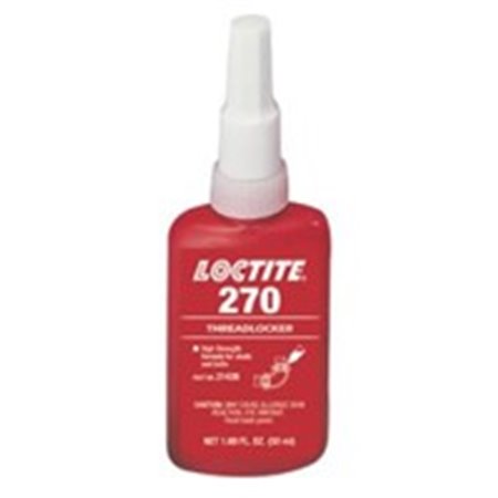 LOCTITE LOC 270 10ML - hard to disassemble thread protecting agent, 10ml, green, bolts max.: M20