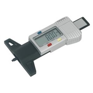 • Tough composite sliding gauge. • 10mm High figures in LCD display for ease of reading. • Metric and Imperial calibration with 