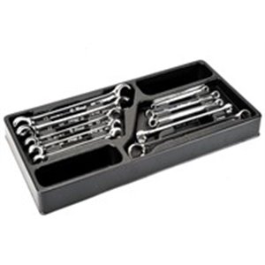 HANS TT-31 - Insert tray with tools for trolley, double ring TORX-E wrench(es) / flare nut wrench(es), 10pcs, insert tray size: 