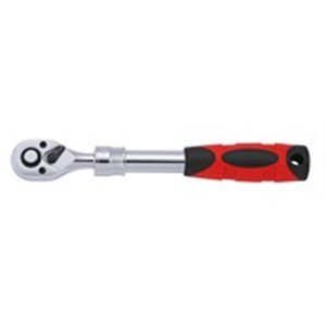 SONIC 7120301 - Ratchet handle, 1/4 inch (6,3 mm), number of teeth: 72, length: 150/200 mm, profile: square, type: extendable, r