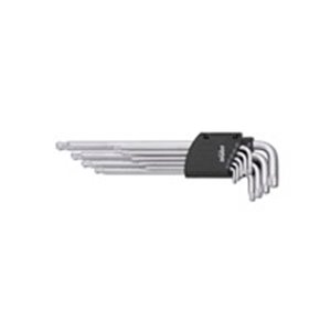 SONIC 600909 - Set of key wrenches 9 pcs, profile: TORX, socket TORX/E-TORX size: T10, T15, T20, T25, T27, T30, T40, T45, T50