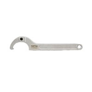 TOPTUL AEEX1AA8 - Wrench adjustable, hook, for locknut rings, flanges, bearings, size range: 120-180 mm, length: 465mm
