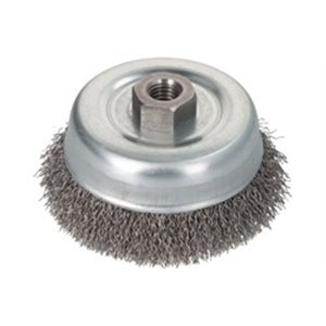 MAMMOOTH M.CB.M14.D100X0.3 - Brush for cleaning pot, rippled, wiry M14, 1pcs, 100mm, intended use: metal / steel
