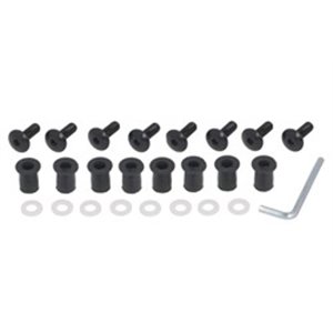 OX564 Windshield fitting bolt OXFORD (colour Black clockwise thread)