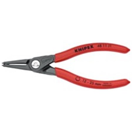 KNIPEX 48 11 J1 - Pliers straight for Seger retaining rings, profile: internal, length: 140mm, long-lasting, spring wire tips, t
