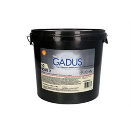 SHELL GADUS S2 V220 2 5KG - Lagerfett litiumkomplex Gadus (5KG) -20/+130°C DIN 51502 KP2K-30 NLGI 2