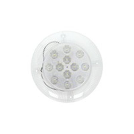 TRUCKLIGHT IL-UN011 - Interior lighting lamp (12V, surface, height 19mm, diameter 190mm, 12 diodes silver reflector)
